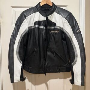 Gericke Black biker Jacket with Gray Accents